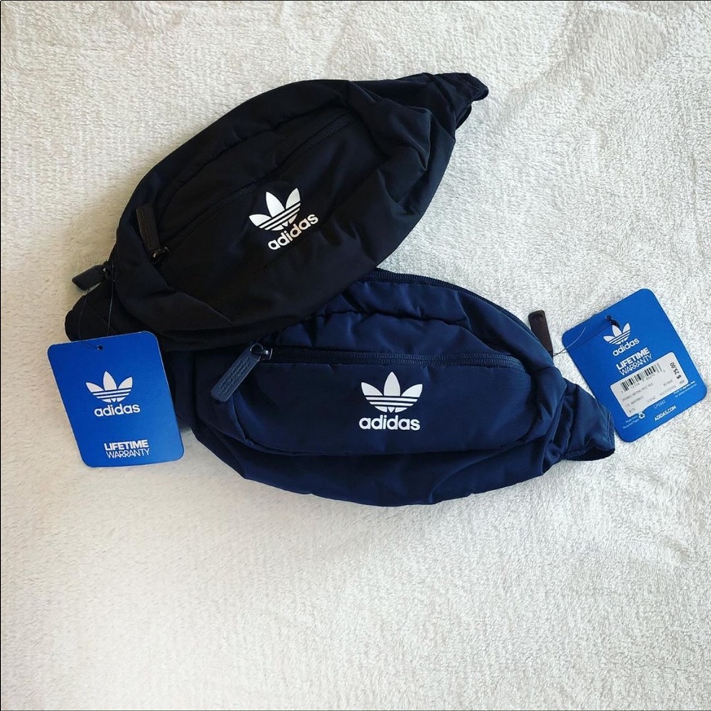 Navy and Black Adidas Crossbody Bag